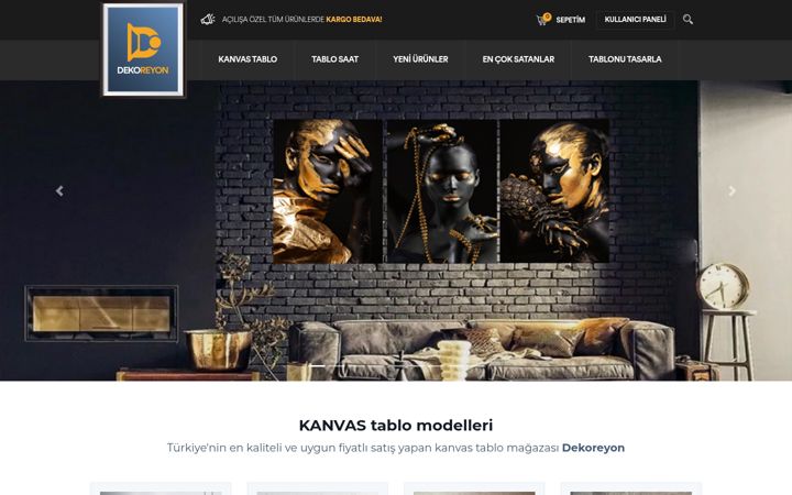 Screenshot of dekoreyon.com