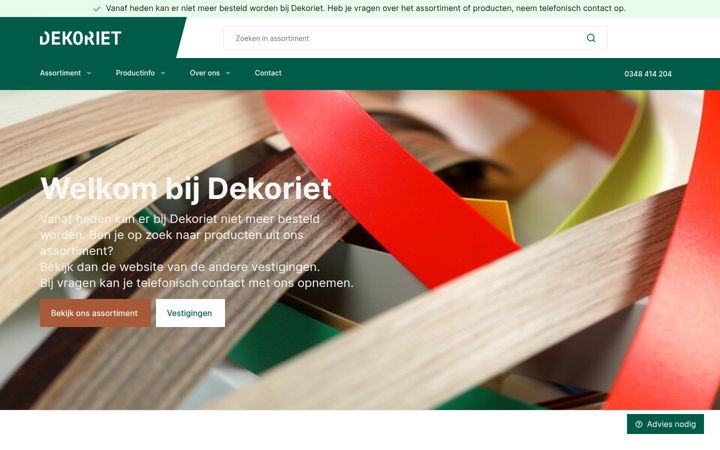 Ekrano kopija dekoriet.nl