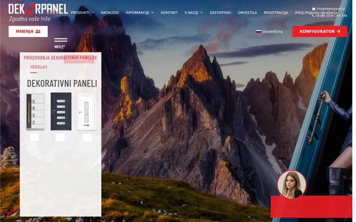 Screenshot of dekorpanel.eu