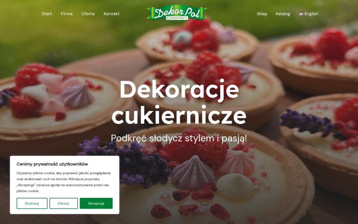 Snímek obrazovky dekorpol.pl