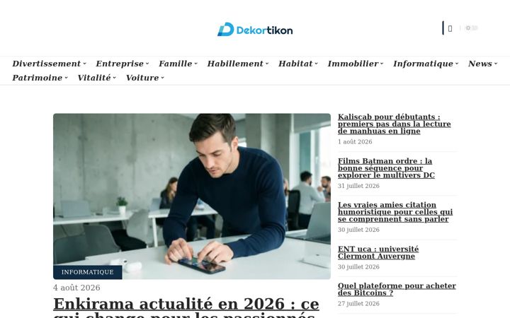Screenshot of dekortikon.fr