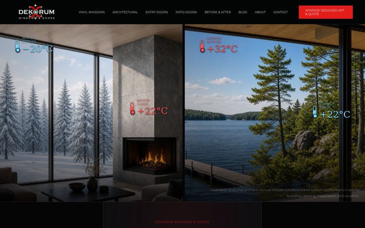 Screenshot of dekorum.org
