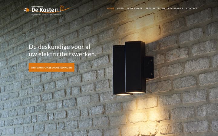 Screenshot of dekostergebroeders.be