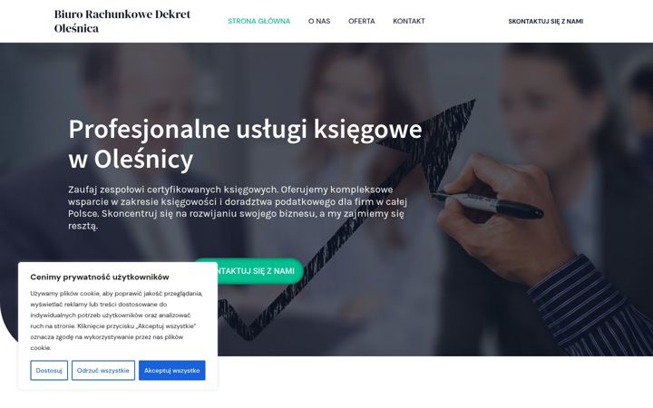Screenshot of dekret-olesnica.pl
