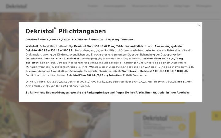 Screenshot of dekristol.de