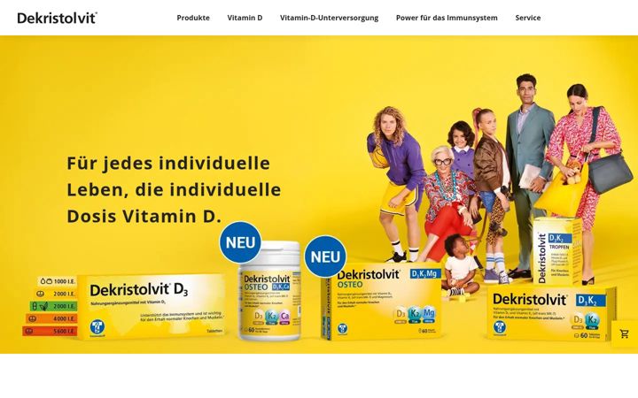 Screenshot of dekristolvit.de