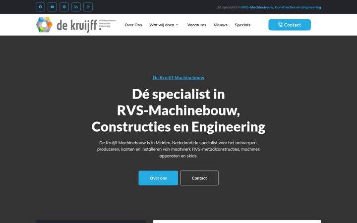 Screenshot of dekruijff-machinebouw.nl