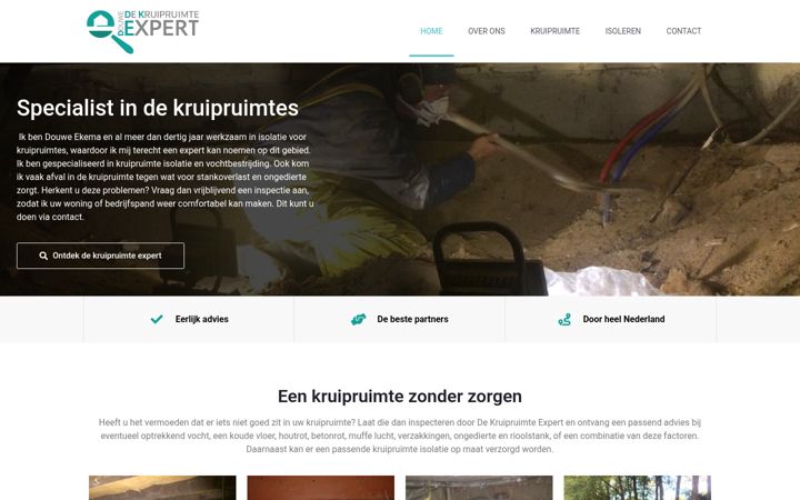 Screenshot of dekruipruimteexpert.nl