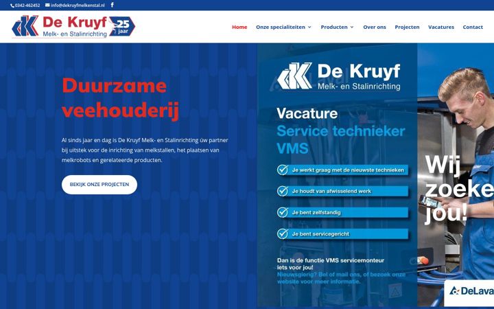 Screenshot of dekruyfmelkenstal.nl