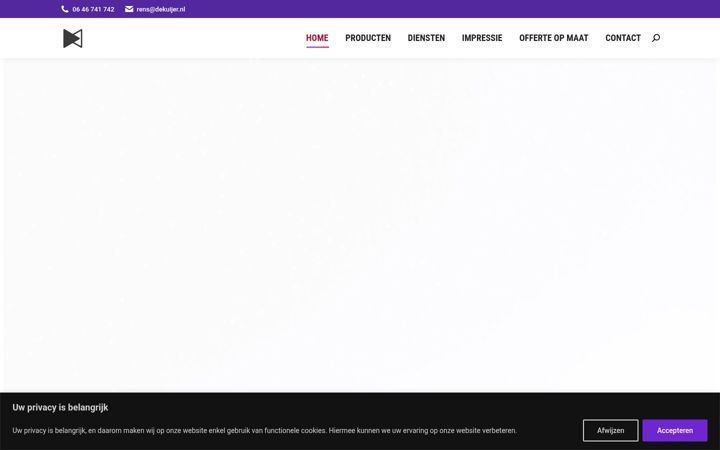 Screenshot of dekuijer.nl