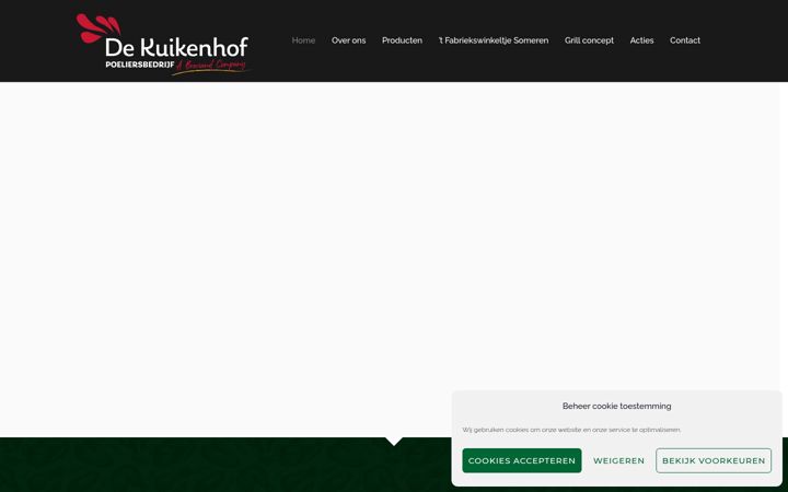 Screenshot of dekuikenhof.nl