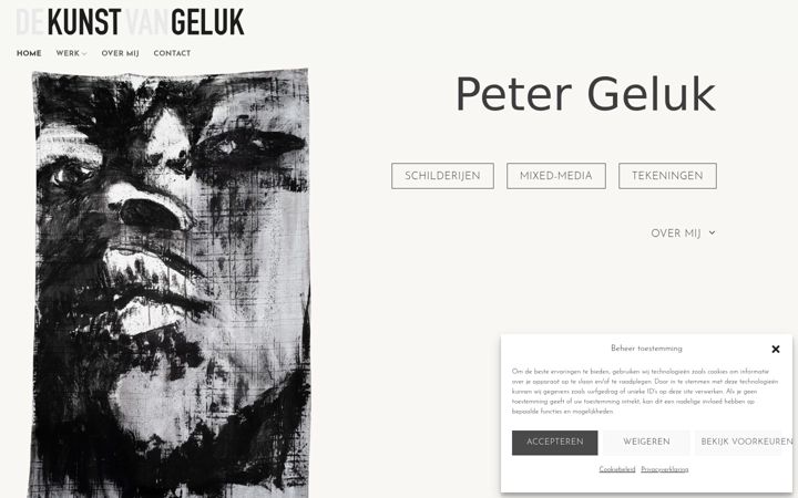 Screenshot of dekunstvangeluk.nl