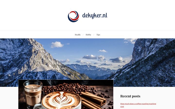 Screenshot of dekyker.nl