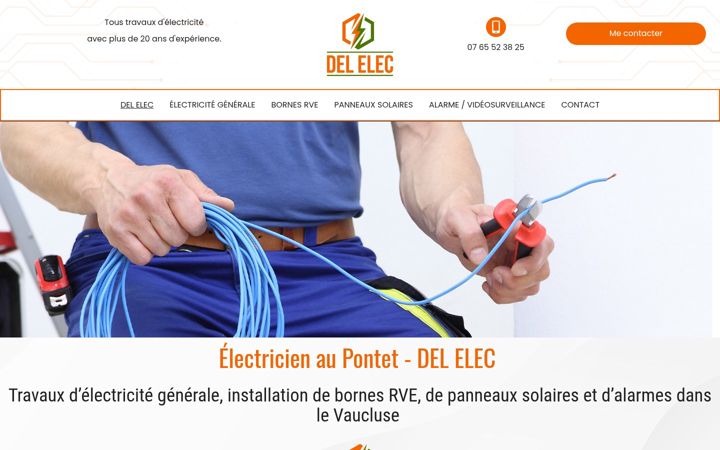 Screenshot of del-elec-84.fr