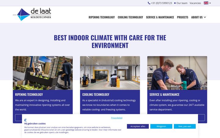 Screenshot of delaat.nl