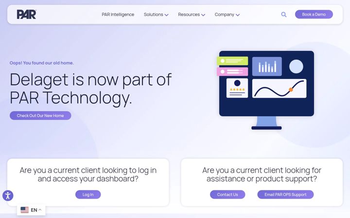 Screenshot of delaget.com