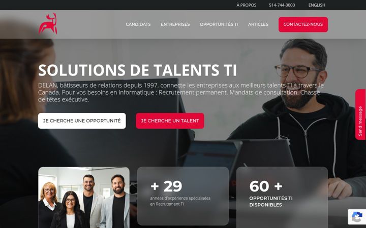 Skärmbild av delan.qc.ca