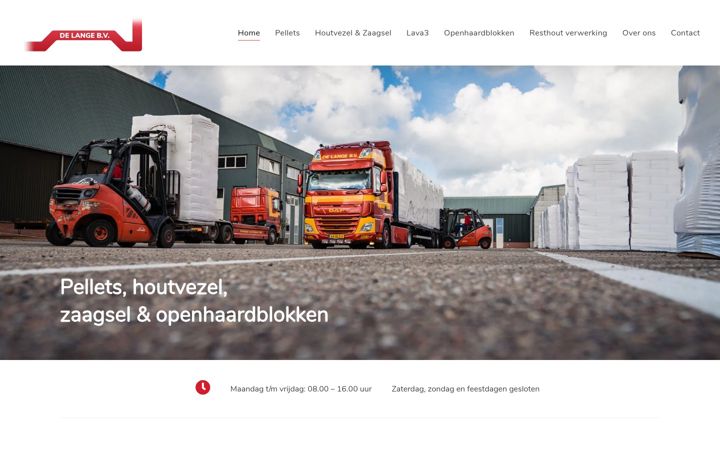 Screenshot of delangebv.nl