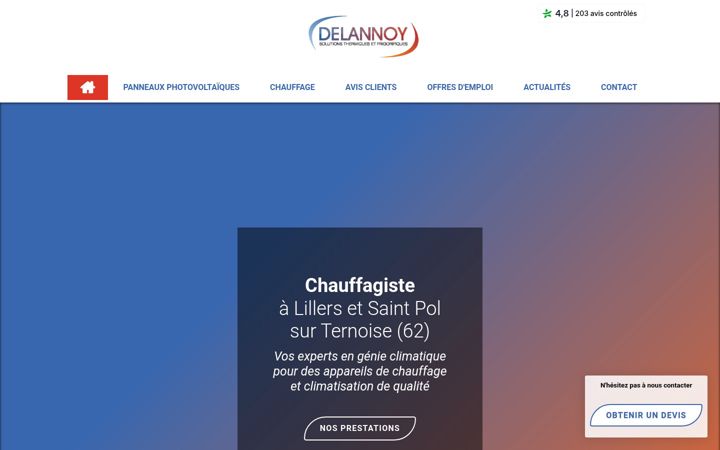 Posnetek zaslona delannoy-energie-avis.fr