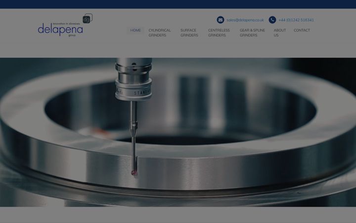 Screenshot of delapenagrinding.co.uk