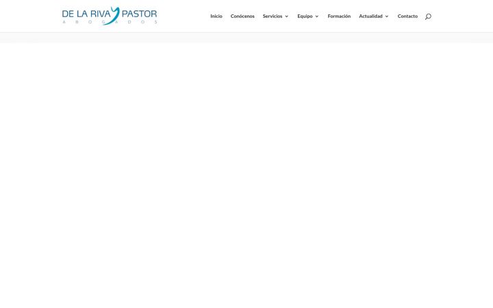 Screenshot of delarivaypastor.com
