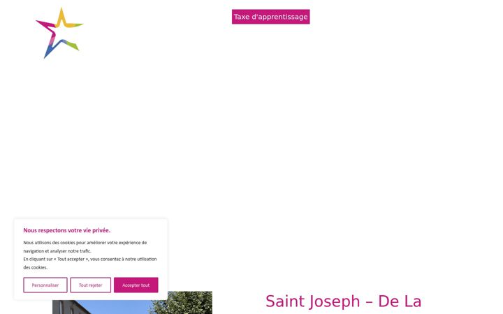 Posnetek zaslona delasallecastres.fr