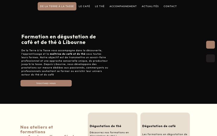 Screenshot of delaterrealatasse.com
