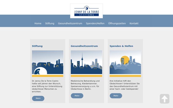 Screenshot of delatorre-stiftung.de
