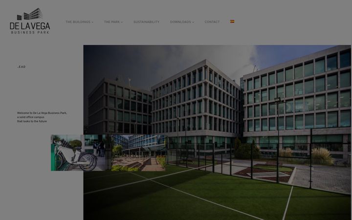 Screenshot of delavegabusinesspark.com