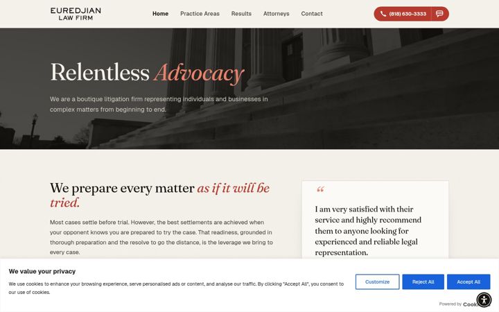 Screenshot of delaw.com