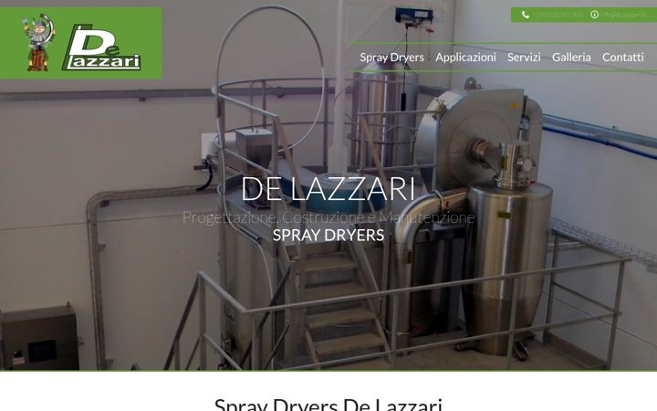 Skærmbillede af delazzari.it