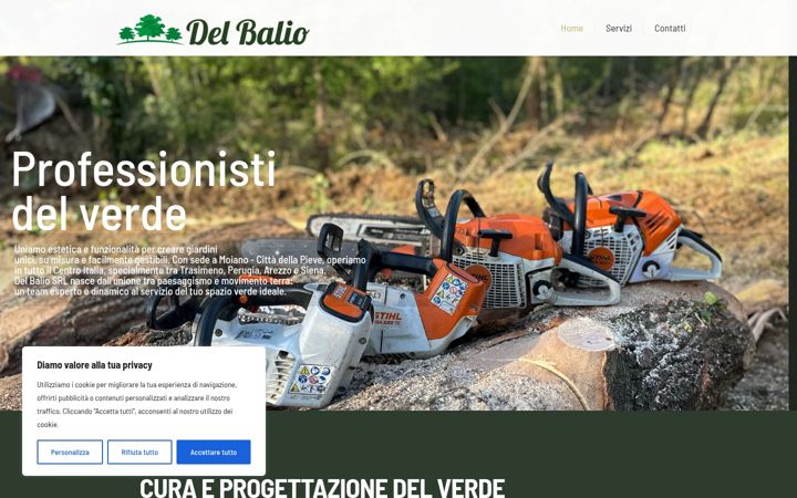 Skærmbillede af delbalio.it