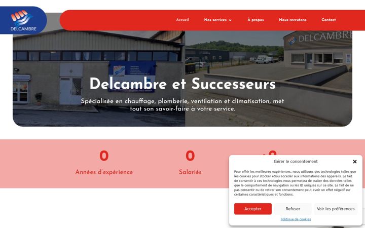 Screenshot of delcambre-successeurs.fr