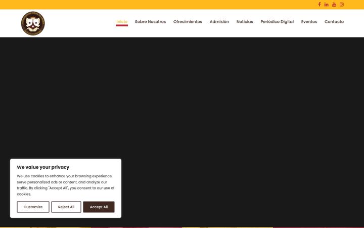 Screenshot ta' delcarmenedu.org