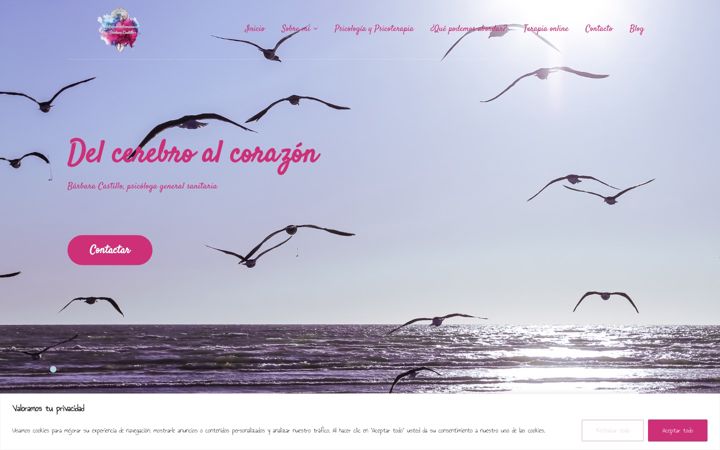 Screenshot του delcerebroalcorazon.es