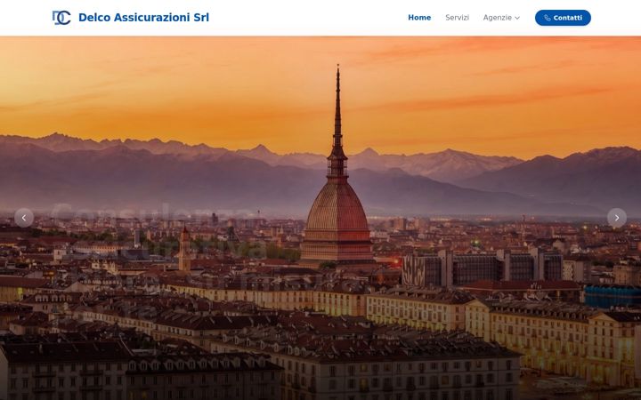 Screenshot of delcoassicurazioni.it