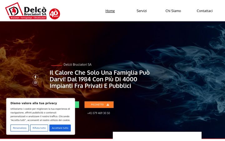 Screenshot of delcobruciatori.ch