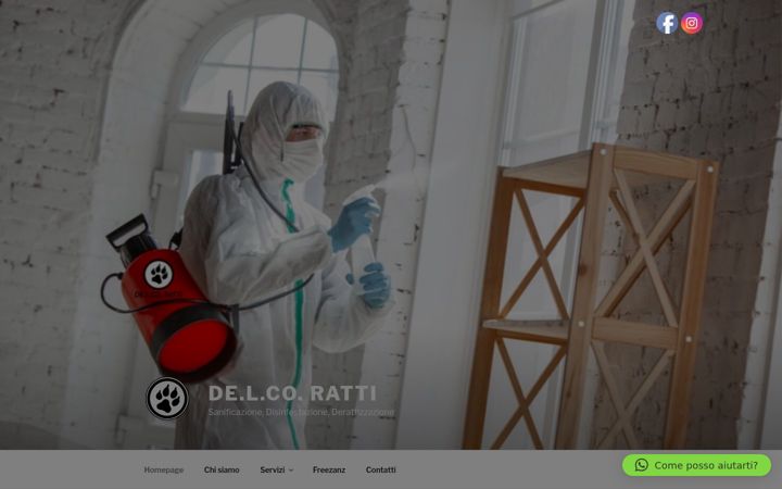 Screenshot of delcoratti.it
