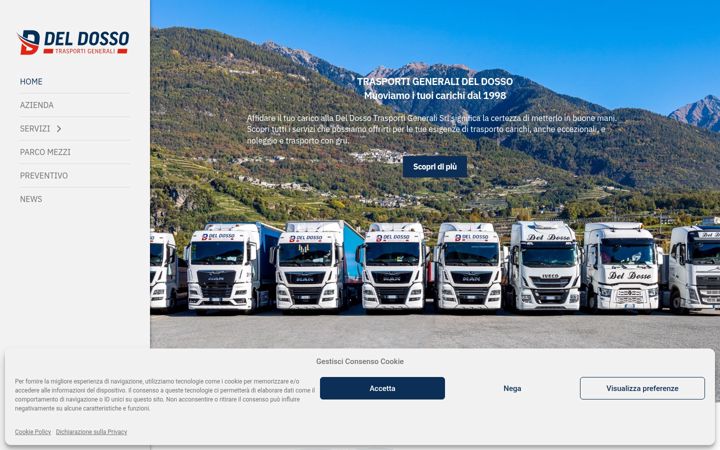 Screenshot of deldossotrasporti.it