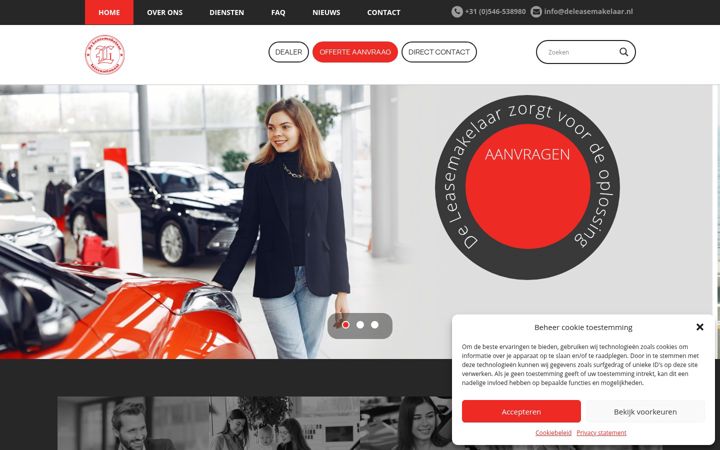Screenshot of deleasemakelaar.nl