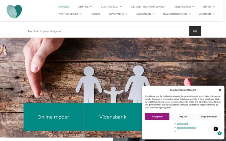 Screenshot of delebarnetsvilkaar.dk