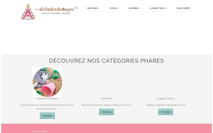 Screenshot of delecole-alamaison.com