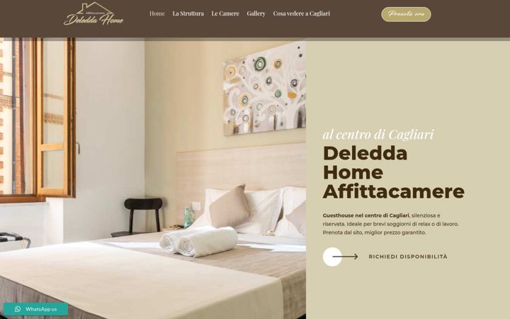 Skärmbild av deleddahome.com
