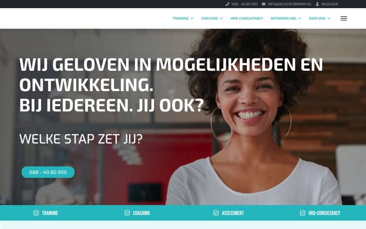 Screenshot of deleercompany.nl