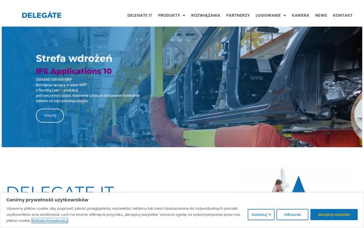 Screenshot of delegate.pl
