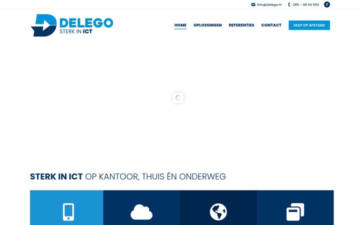 Screenshot of delego.nl