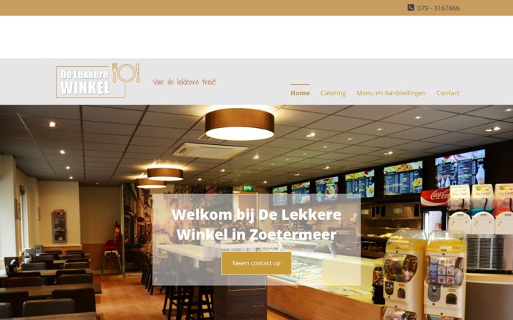 Screenshot of delekkerewinkel.nl