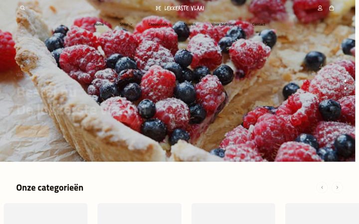 Screenshot of delekkerstevlaai.nl