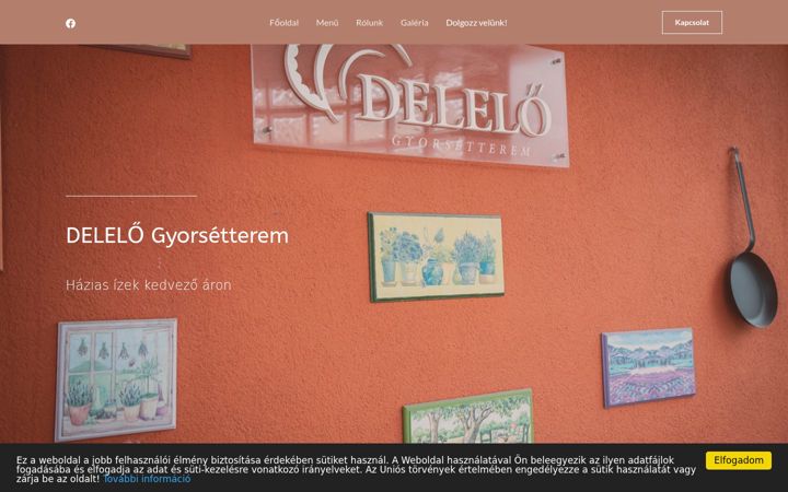 Screenshot von delelo-etterem.hu