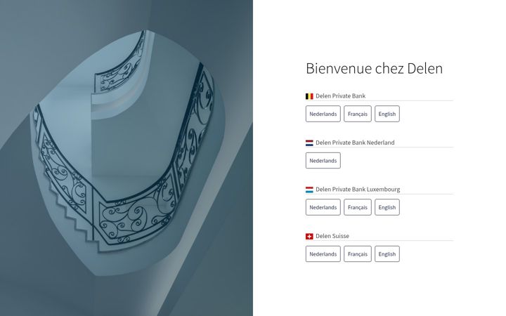 Screenshot of delen.ch